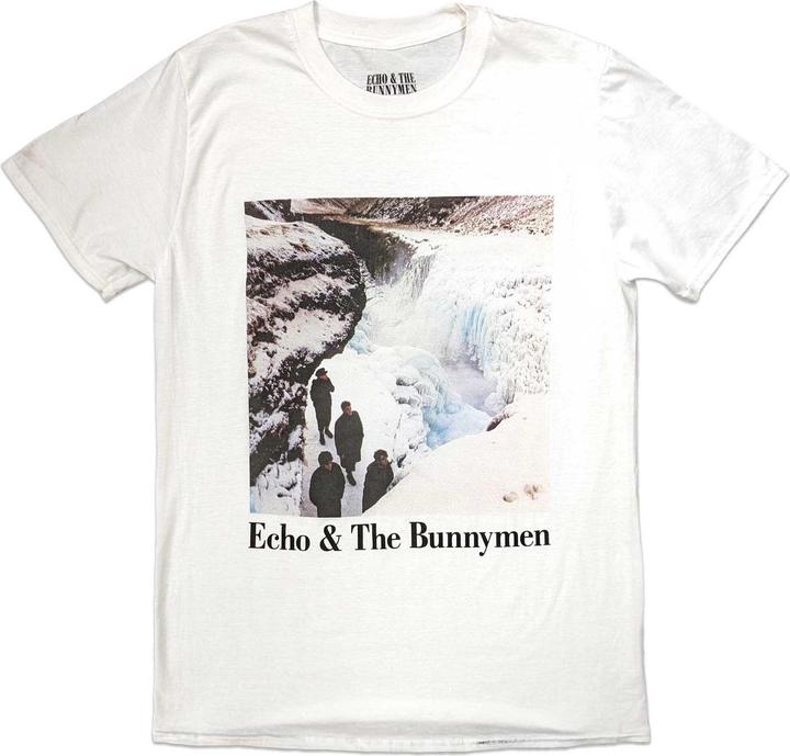 Actual product image Echo & The Bunnymen Unisex Adult Porcupine Cotton T-Shirt (XL)