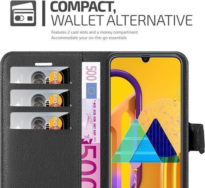 Actual product image Cadorabo Book with stand function cover (Samsung Galaxy M30s, Samsung Galaxy M21)