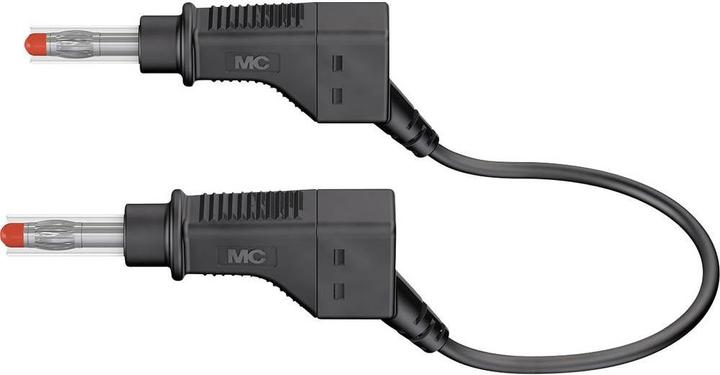 Actual product image Stäubli Safety measuring lead (lamella plug