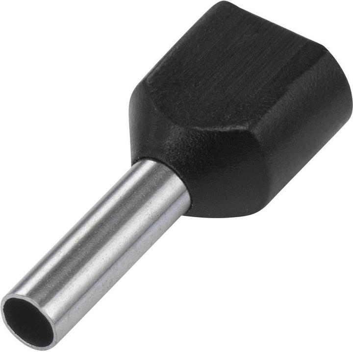 Actual product image TE Connectivity Twin ferrule.