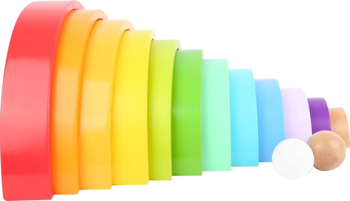 Actual product image small foot Wooden blocks rainbow XL