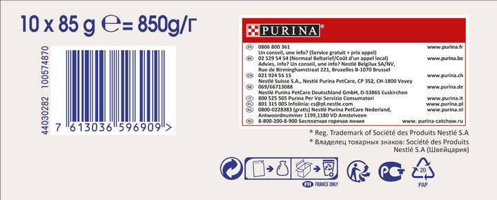 Produktbild Purina Cat Chow Lamm Grüne Bohnen - Nassfutter für Katzen - 10x85 g (Senior, 10 Stk., 850 g)