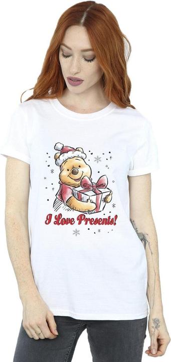 Immagine prodotto Disney Winnie The Pooh Love Presents Maglietta Ampia Donna (L)
