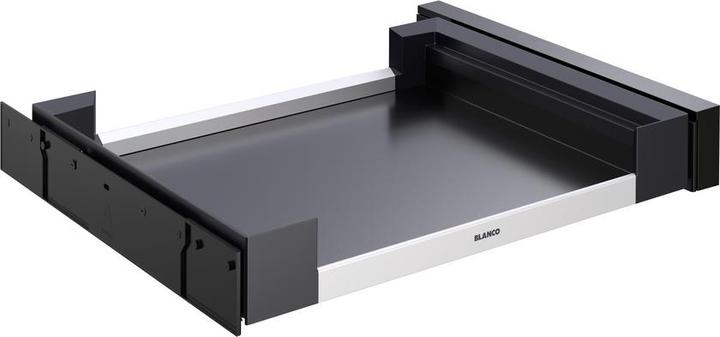Immagine prodotto Blanco Cassetto Flat 60 con anta a battente | plastica, alluminio, lamiera d'acciaio nero-grigio | 60