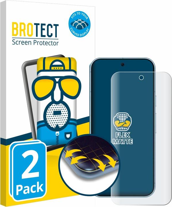 Image du produit BROTECT Film de protection plein écran Film de protection d'écran Mat Antireflet (2 pièce(s), Google Pixel 9 Pro Fold)
