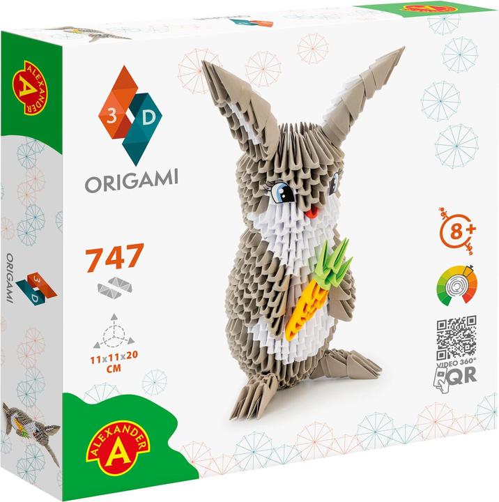 Selecta Spielzeug ORIGAMI 3D - Bunny, 747pcs. (747 pieces)