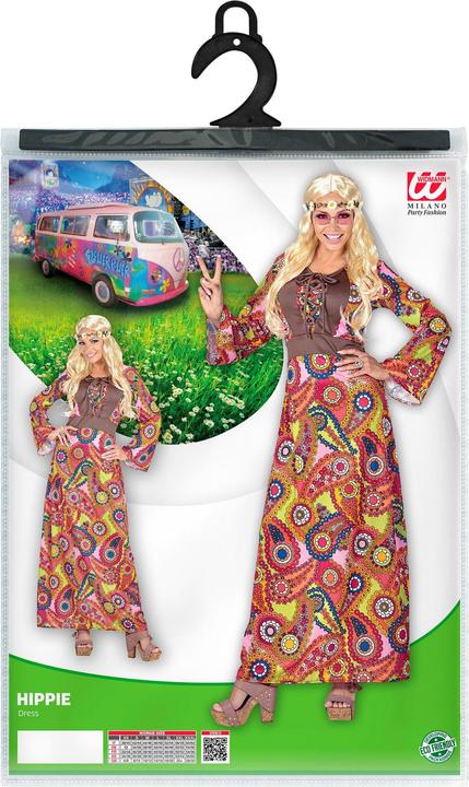 Produktbild Widmann Kostüm Hippiekleid (M)