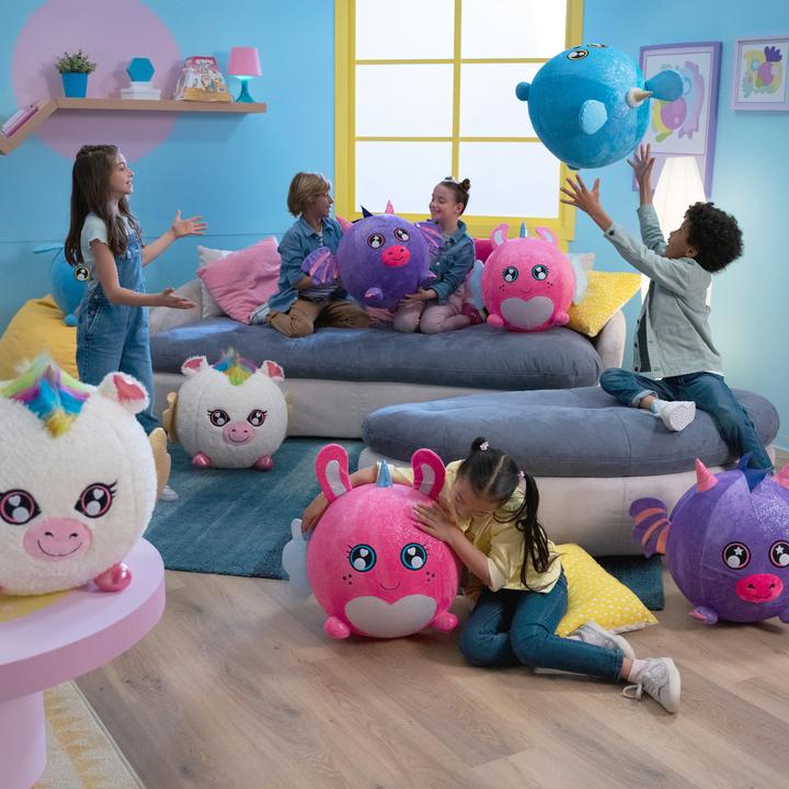 Produktbild Moose Biggies aufblasbares Einhorn-Regenbogen Plüschtier