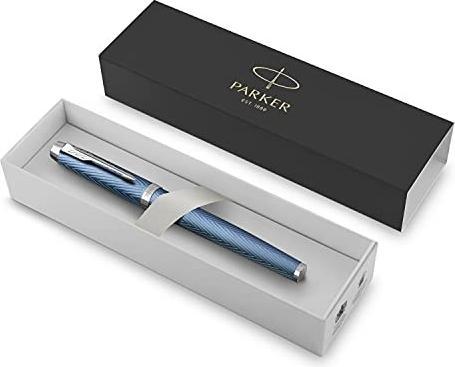 Actual product image Parker Rollerball IM Premium F (Blue, Grey, 1 x)