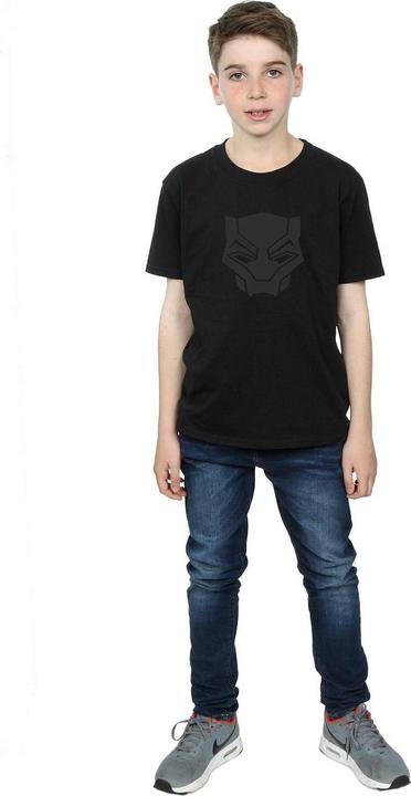 Immagine prodotto Ragazzi Pantera Nera Nero su Nero TShirt (140, 146)