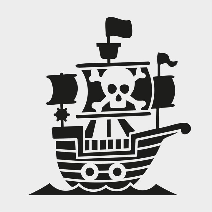Image du produit Aladine Pochoirs Pirates (MQ6)