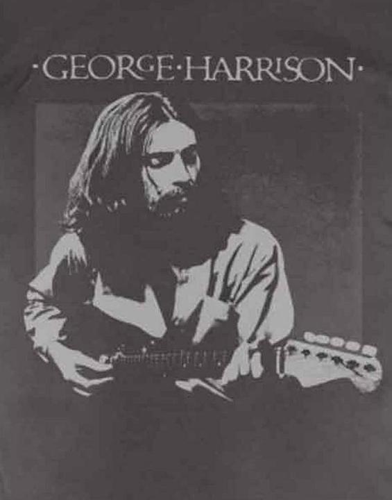 Actual product image George Harrison Unisex Adult Portrait Cotton T-Shirt (L)