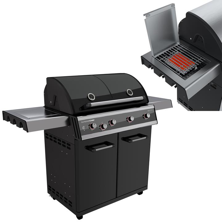 Image du produit Outdoorchef Dualchef 425 G Gasbarbecue - 5 branders - Zwart (19.50 kW)