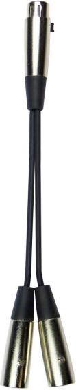 Produktbild keepdrum YC029 Y-Adapterkabel XLR-Splitter 2x Male - 1x Female (0.28 m)