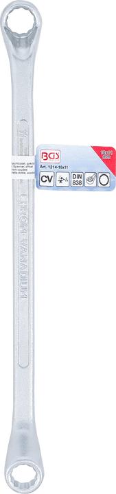 Actual product image BGS Double Ring Spanner, offset 10 x 11 mm (10 mm, 11 mm)