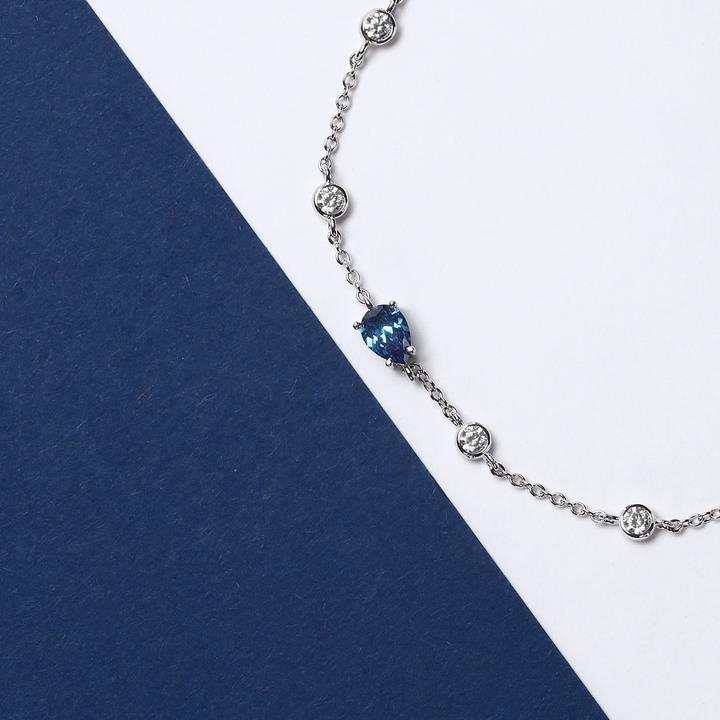 Actual product image Morellato Charming silver bracelet with zircons Tesori SAIW201 (19 cm, Silver 925)