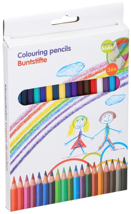 Actual product image Topwrite Kids Colouring Pencils (Multicoloured, 36 x)