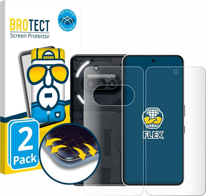 Actual product image BROTECT Full-Screen Protector (2 Piece, Nothing Phone (3a) Pro)