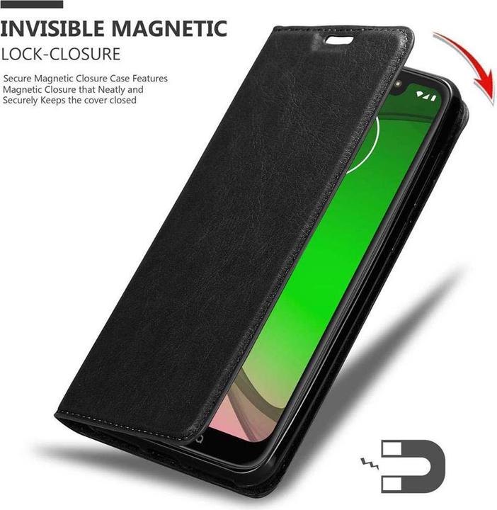 Produktbild Cadorabo Book Invisible Magnet Cover (Motorola Moto G7 Play)