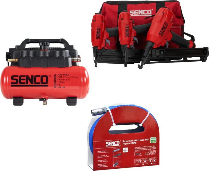 Actual product image Senco AC19306BL-EU. AIR COMPRESSOR 230V 6L (8 bar, 6 l)