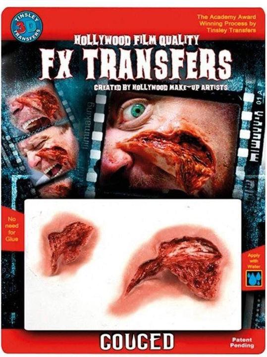Actual product image Tinsley Transfers Wound transfer 3D Gouged