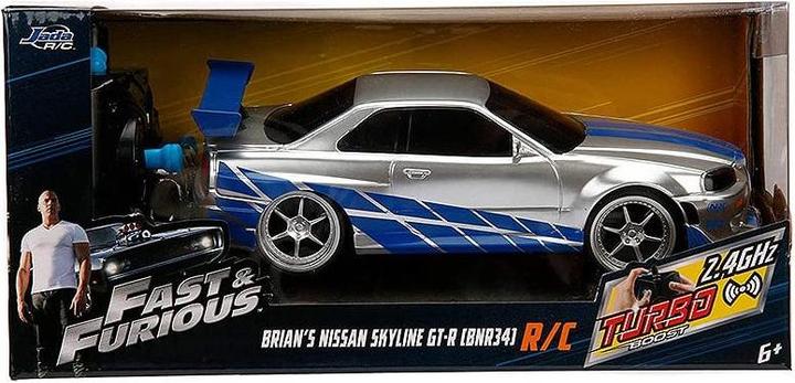 Actual product image Jada RC Nissan Skyline GTR