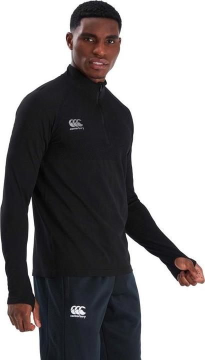Image du produit Canterbury Hommes Zip Seamless Top (XS)