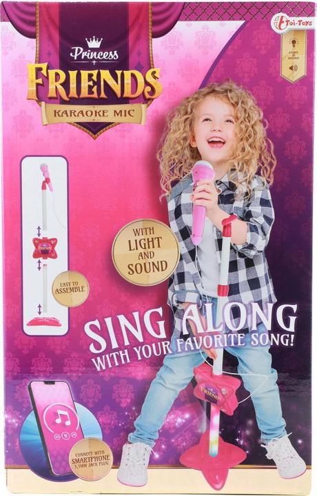 Actual product image Toi-Toys Princess Friends karaoke set with smartphone connection