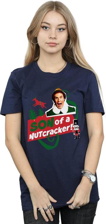 Produktbild Elf Son Of A Nutcracker Boyfriend Fit TShirt (M)