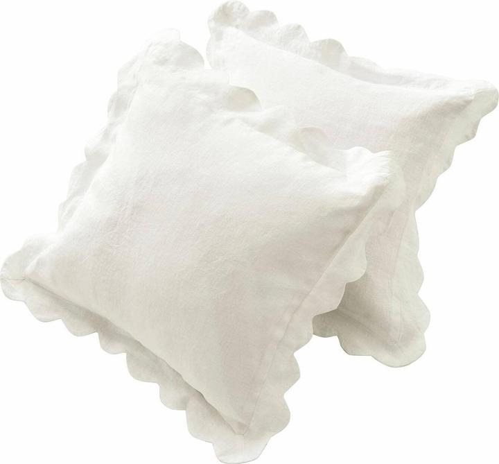 Image du produit Loberon Housse de coussin (set de 2) Fontienne blanc (40 x 40 cm)
