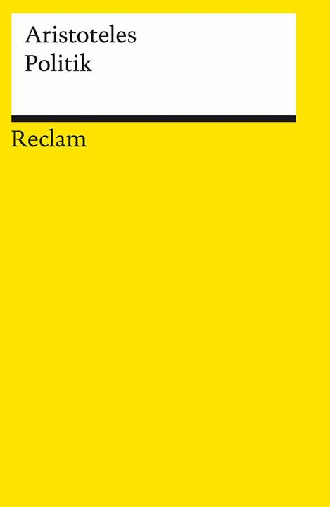 Produktbild Politik (Deutsch, Aristoteles, Franz F. Schwarz, Gernot Krapinger, 2024)