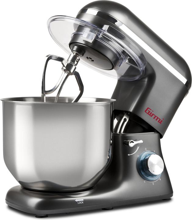 Immagine prodotto Girmi Gastronomo 8L Sbattitore con base 1400 W Nero, Acciaio inossidabile (1400 W)