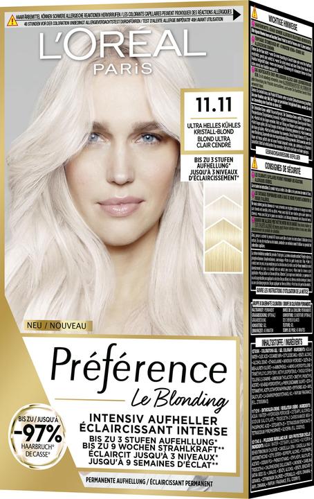 Produktbild L'Oréal Paris Preference Le Blonding (Ultra-Helles Kühles Kristall-Blond, Blond ultra clair cendré)