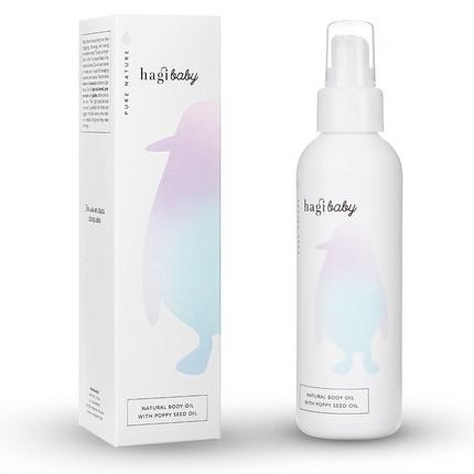 Image du produit Hagi Huile corporelle naturelle pour bébé avec huile de jojoba et huile de graines de pavot, huile