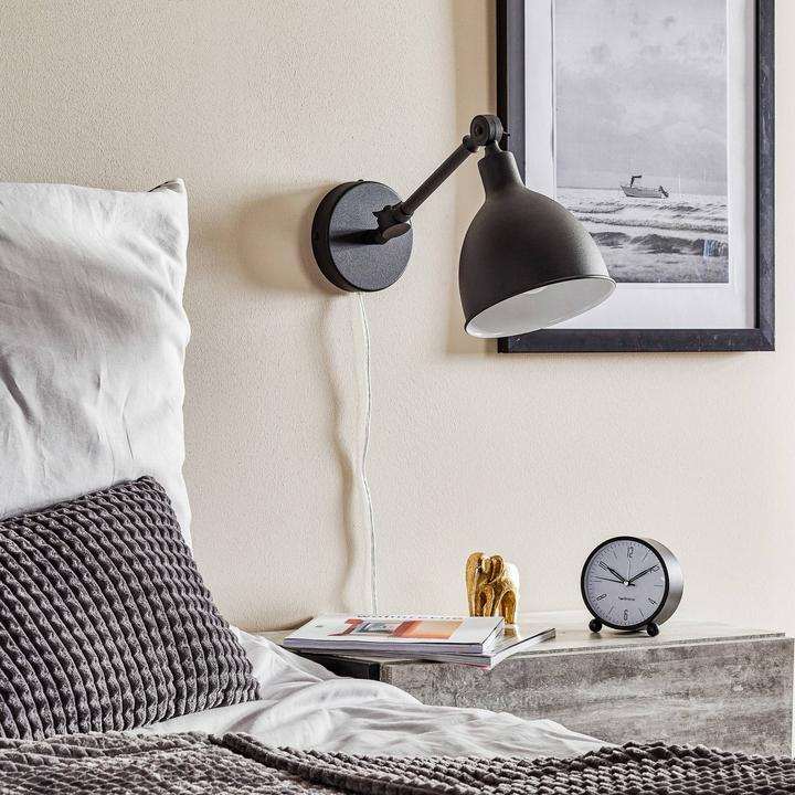 Image du produit By Rydens Bazar Mini lampe murale avec prise noire (E27)