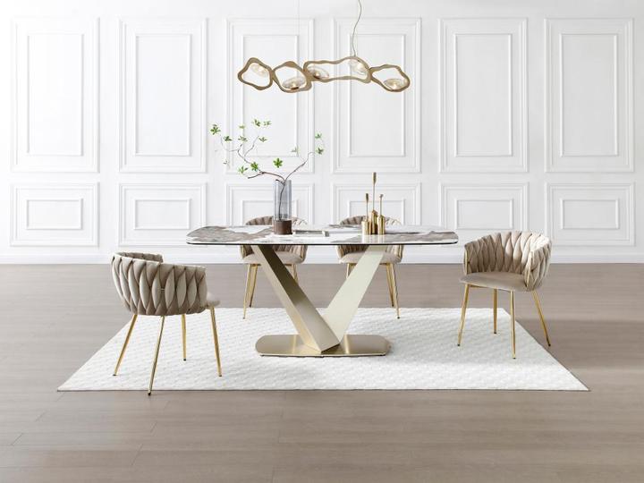 Marble look white & grey