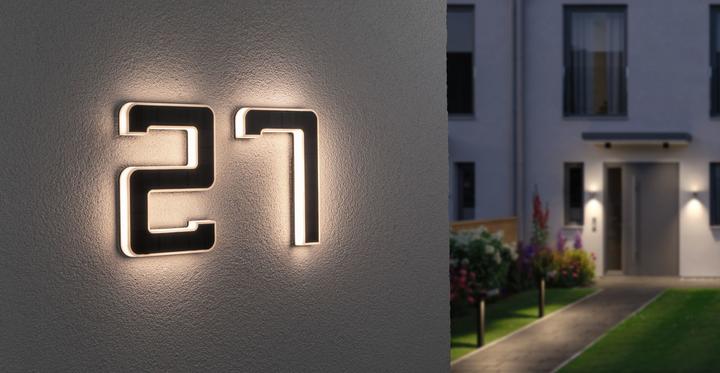 Produktbild Paulmann Hausnummer (20 lm, IP44)