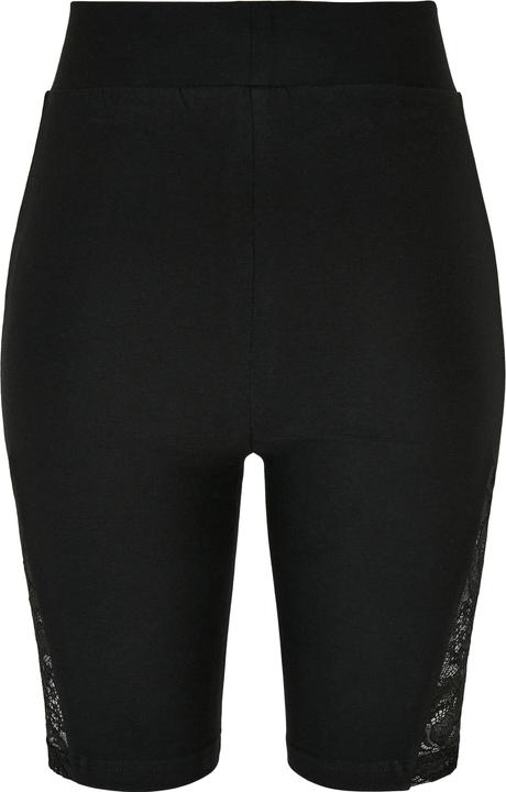 Actual product image Urban Classics Ladies High Waist Lace Inset Cycle Shorts - 16956 (M)