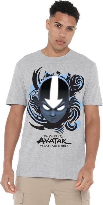 Immagine prodotto Avatar: The Last Airbender Blue and Black Maglietta Kanji Uomo (3XL)