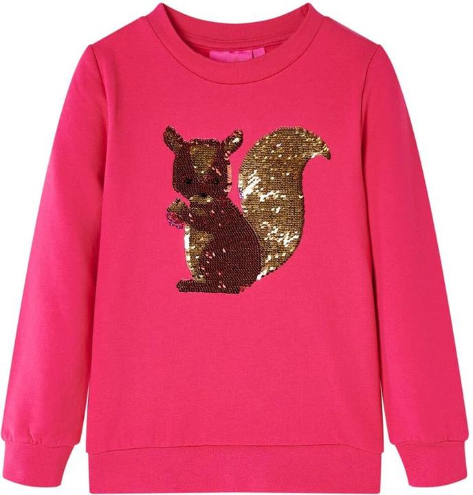 Produktbild VidaXL Kinder-Sweatshirt Knallrosa 116,Material: 95 % Baumwolle. 5 (116)