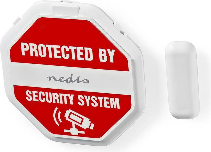 Produktbild Nedis Doorstep Window Alarm Battery Powered 2X CR2032 85 dB White
