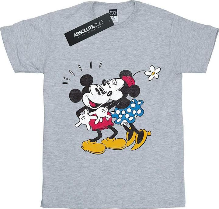 Immagine prodotto Disney Mickey Mouse Mickey And Minnie Kiss Maglietta Ragazze (152, 158)