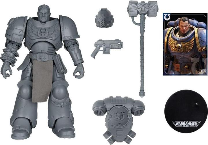 Actual product image McFarlane Warhammer 40,000 action figure Ultramarines: Lieutenant Titus (Artist Proof) 18 cm