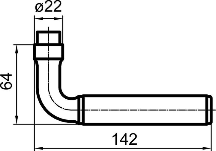 Produktbild Glutz Türdrücker 5267 Elite Basel (Türgriff)