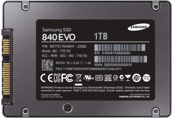 Productafbeelding Samsung 840 EVO Basis (1000 GB, 2.5")