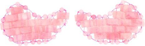 Immagine prodotto PranaHaus Cuscinetti per gli occhi al quarzo rosa, set da 2