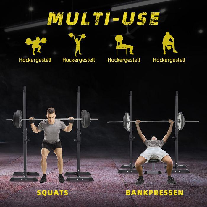 Actual product image Swisshandel24 Hantelständer Langhantelablage Hantelablage Langhantel Kraftt Rack Fitness 150kg