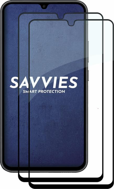 Productafbeelding Savvies Schermbeschermer van volledig gepantserd glas (2 Stuk, Samsung Galaxy A34 5G)