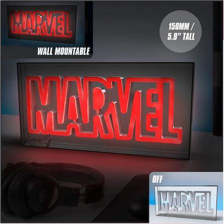 Actual product image Paladone Products Marvel - Lamp Logo Marvel Neon LED