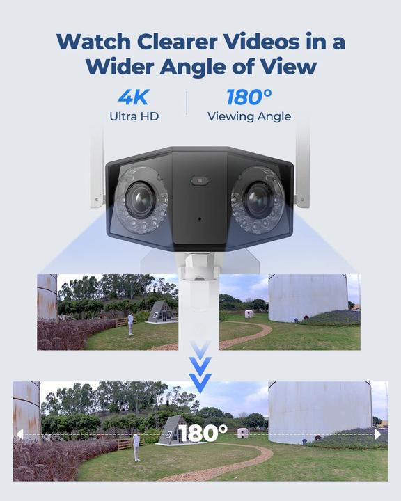 Image du produit Reolink Caméra réseau Duo 2 WiFi (4608 x 1728 pixels)